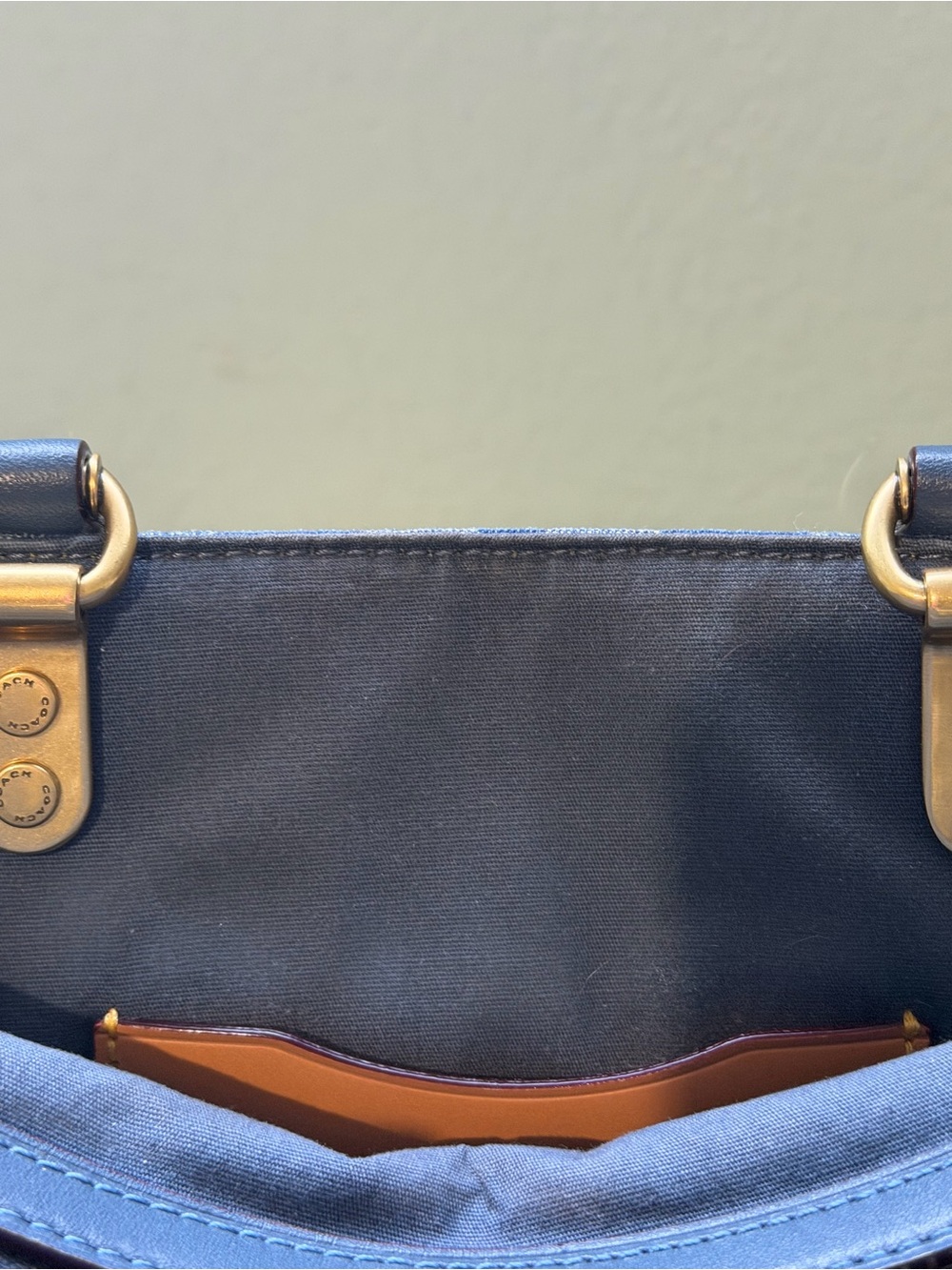 Coach Rogue 25 bag in Signature Denim - Picture 7 of 15